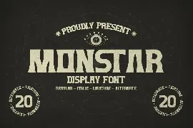 Monstar Classy Display Font