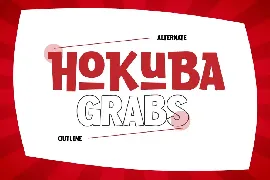 Hokuba Grabs - New Fun Display Font