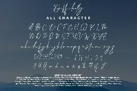 Diffidently - Beauty Calligraphy Font