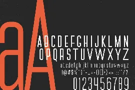 Le Blanc - Condensed Sans Serif font