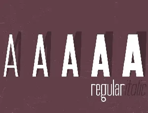 Le Blanc - Condensed Sans Serif font