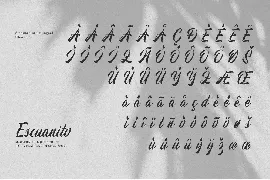 Escuanito font