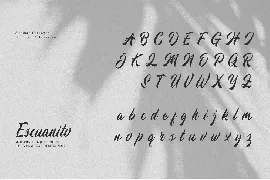 Escuanito font