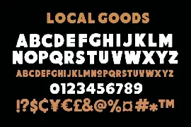 Local Goods - Vintage Font