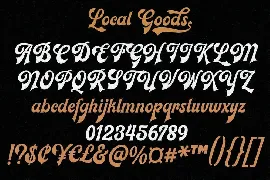 Local Goods - Vintage Font