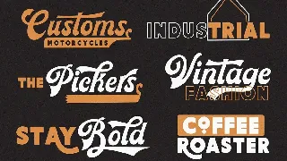 Local Goods - Vintage Font