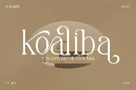 Koaliba Modern Stylish Serif Font