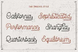 Rampage Monoline Advertisement Font