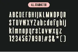 Galfego Condensed Sans Serif font