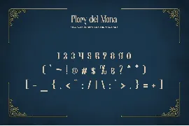 Flory del Mona font