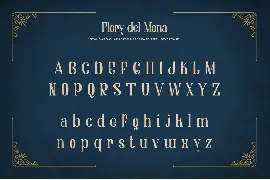 Flory del Mona font