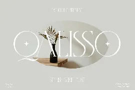 Qalisso Stylish Serif Font