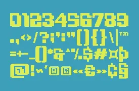 Noser - A Modern Y2K Font