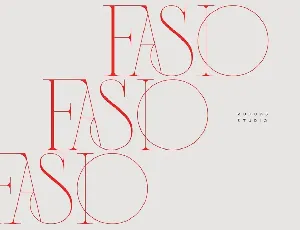 Fasio font