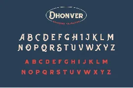 Dhonver font