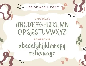 Life of Apples â€“ Comic Handwritting Font