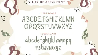 Life of Apples â€“ Comic Handwritting Font