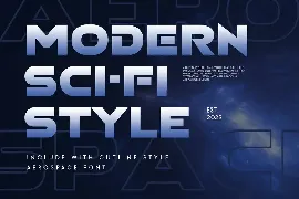 Aerospace - Modern Sci-fi Font