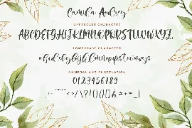 Camila Audrey font