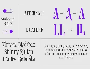 Avaleigh font