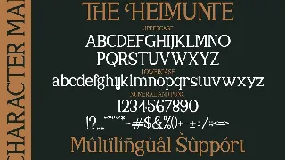 The Helmunte Serif Font