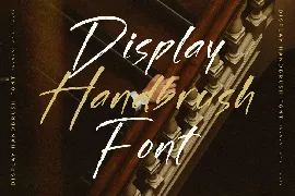 Brockles Richard Display Handbrush Font