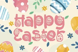 Pastel Palooza - Quirky Easter Display Font