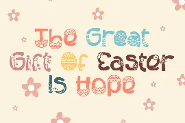 Pastel Palooza - Quirky Easter Display Font