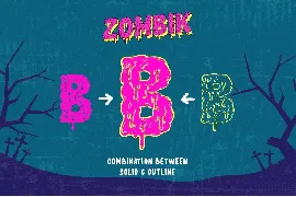 Zombik Typeface font