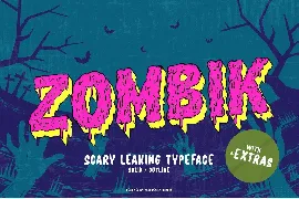 Zombik Typeface font