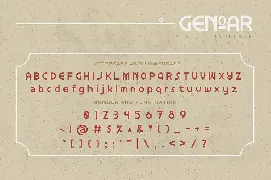 Genoar Typeface font