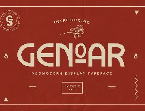 Genoar Typeface font