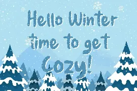 Fronzy - Winter Rough Typeface font