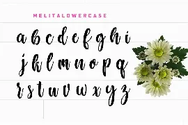 Melita Script font