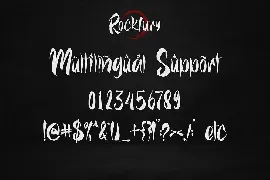 Rockfury font