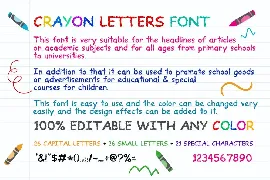 Crayon Letters Font