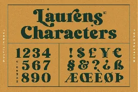 Laurens font