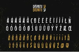 Exsverto Sp font