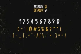 Exsverto Sp font