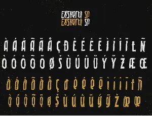 Exsverto Sp font