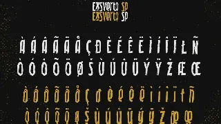 Exsverto Sp font