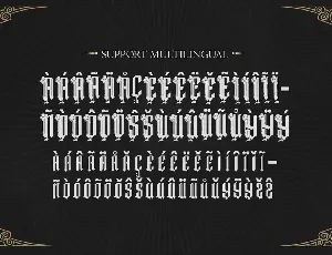 Dark Magic â€“ Blackletter Typeface font