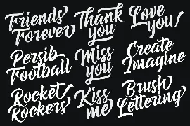 Dear Saturday - Brush Lettering Font