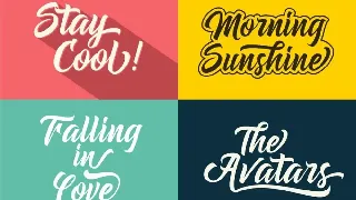 Dear Saturday - Brush Lettering Font