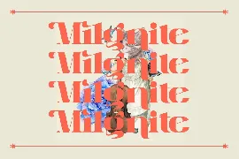 Milgnite Display Serif Font