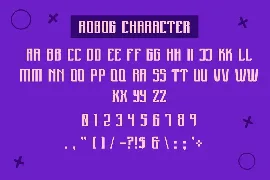 Robog a Display Font