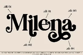 MILENA - Modern Serif Font