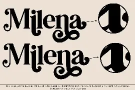 MILENA - Modern Serif Font