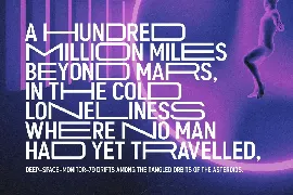 Space Odyssey - Modern Sans font