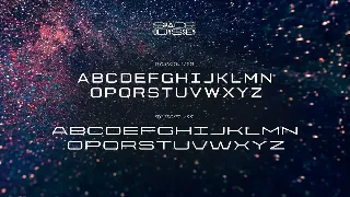 Space Odyssey - Modern Sans font